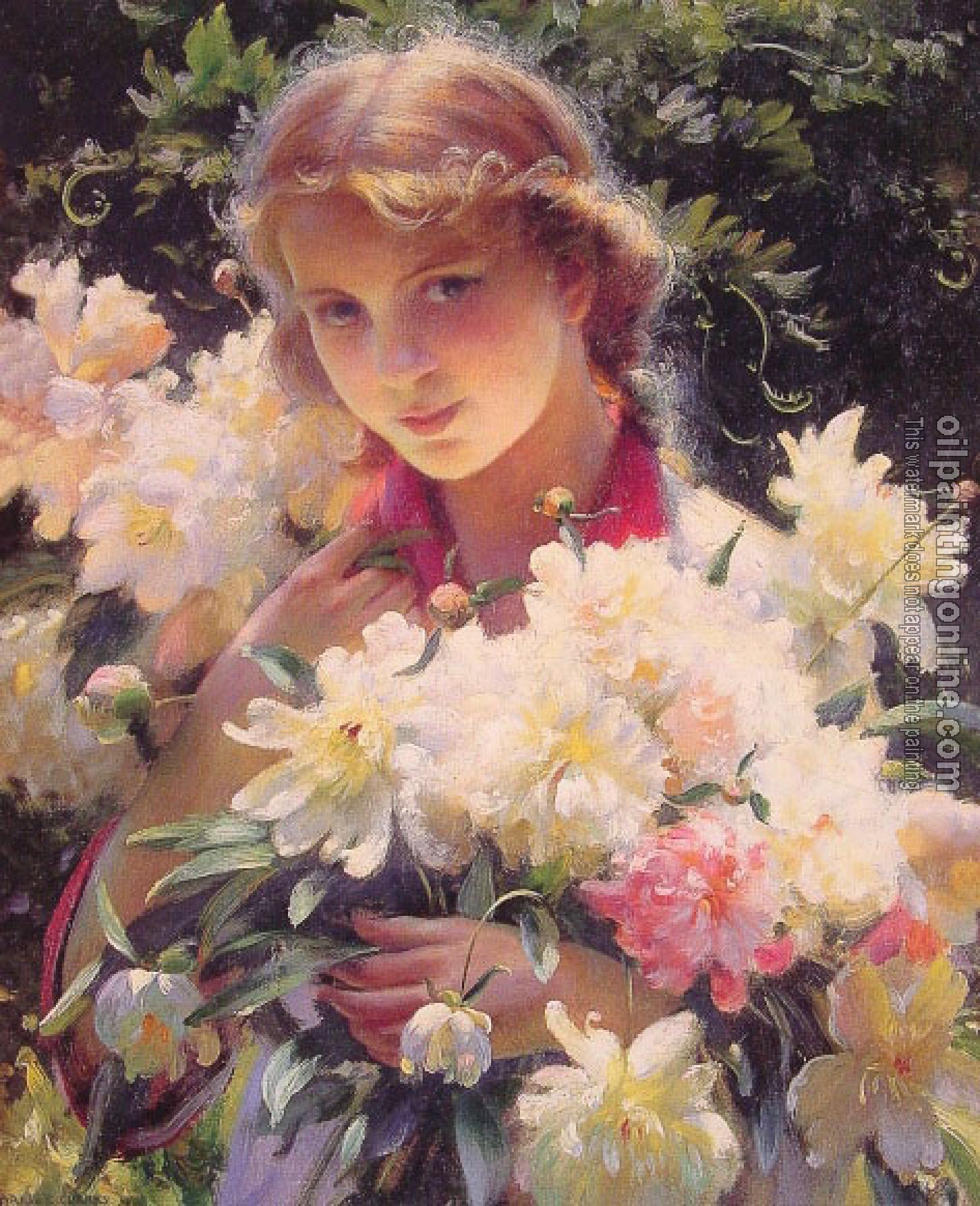 Charles Courtney Curran - Peonies